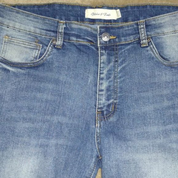 Stitches and Rivets Jeans Stitches And Rivets Mens Stylish Prefaded